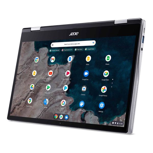 Acer Chromebook CP513-1HL-S1YN Snapdragon 7c 33,8 cm (13.3") Touchscreen Full HD 8 GB LPDDR4x-SDRAM 128 GB eMMC Wi-Fi 5 (802.11ac) ChromeOS Zilver (NX.AS5EH.003)