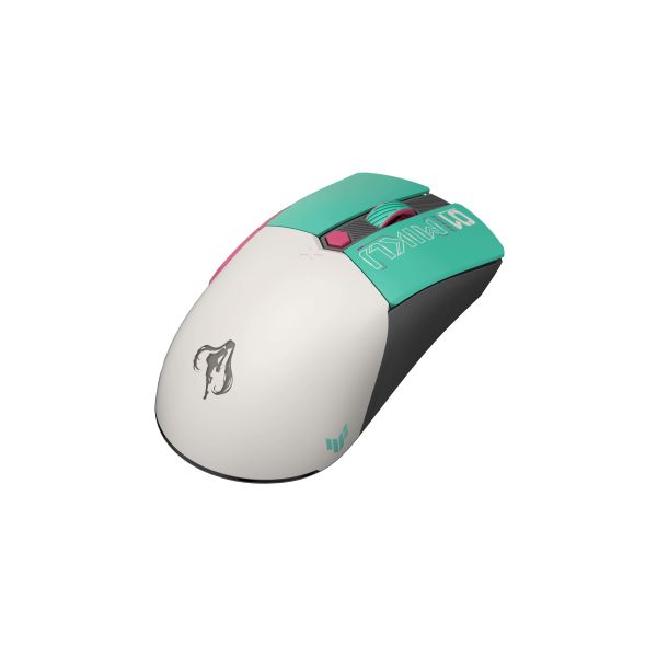 ASUS TUF Gaming Mini Wireless Mouse Hatsune Miku Edition muis Gamen Rechtshandig RF Wireless + Bluetooth + USB Type-A Optisch 1200 DPI (90MP0420-BMUA00)