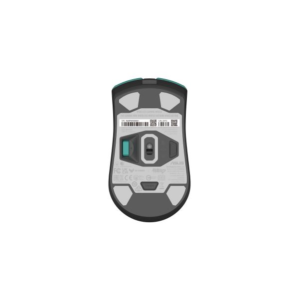 ASUS TUF Gaming Mini Wireless Mouse Hatsune Miku Edition muis Gamen Rechtshandig RF Wireless + Bluetooth + USB Type-A Optisch 1200 DPI (90MP0420-BMUA00)