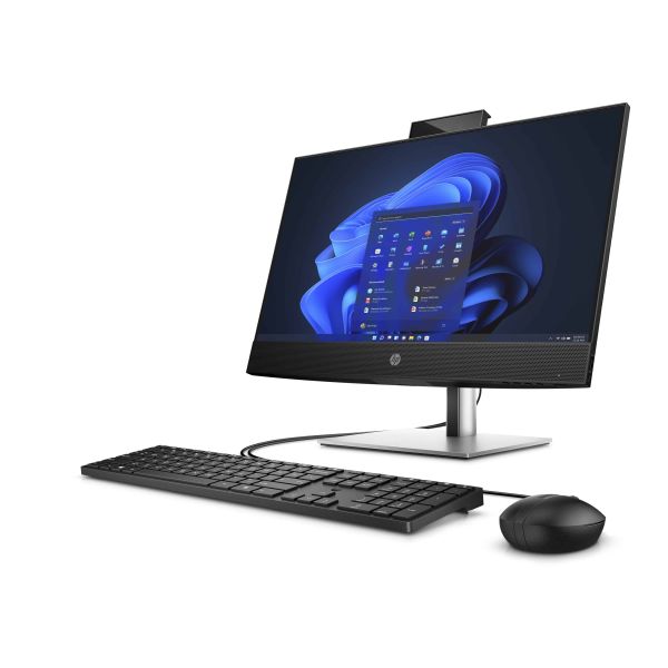 HP ProOne 440 G9 Intel® Core™ i3 i3-13100T 60,5 cm (23.8") 1920 x 1080 Pixels Touchscreen Alles-in-één-pc 16 GB DDR4-SDRAM 512 GB SSD Windows 11 Pro Wi-Fi 6E (802.11ax) Zwart, Zilver (A1JJ8ES#ABB)