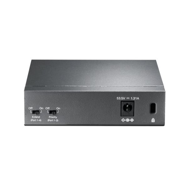 TP-Link TL-SF1005P Unmanaged Fast Ethernet (10/100) Power over Ethernet (PoE) Zwart (SF1005P)
