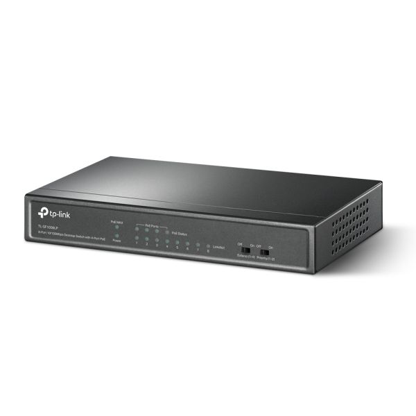 TP-Link TL-SF1008LP netwerk-switch Unmanaged Fast Ethernet (10/100) Power over Ethernet (PoE) Zwart (SF1008LP)