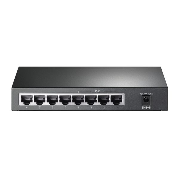 TP-Link TL-SG1008P Managed Gigabit Ethernet (10/100/1000) Power over Ethernet (PoE) Grijs (SG1008P)