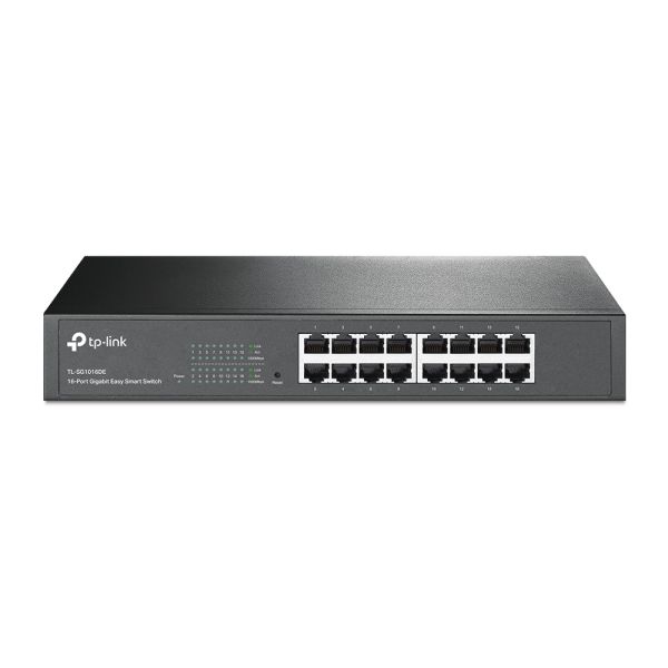 TP-Link TL-SG1016DE Managed L2 Gigabit Ethernet (10/100/1000) 1U Zwart (SG1016DE) TP-Link TL-SG1016DE Managed L2 Gigabit Ethernet (10/100/1000) 1U Zwart (SG1016DE)
