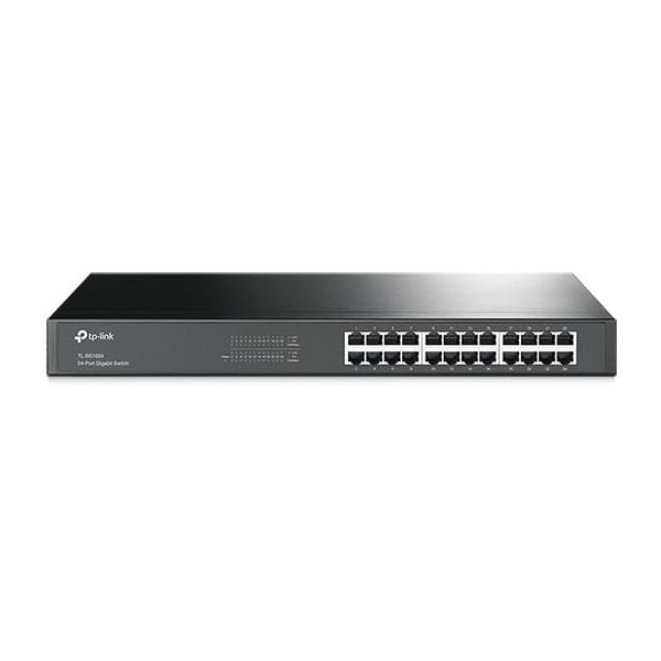 TP-Link TL-SG1024 Unmanaged Gigabit Ethernet (10/100/1000) 1U Zwart (SG1024)