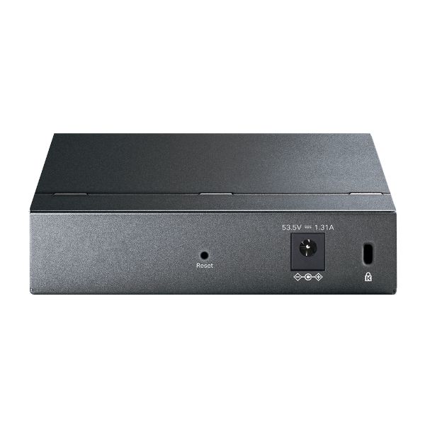 TP-Link TL-SG105PE netwerk-switch Managed L2 Gigabit Ethernet (10/100/1000) Power over Ethernet (PoE) Zwart (SG105PE)