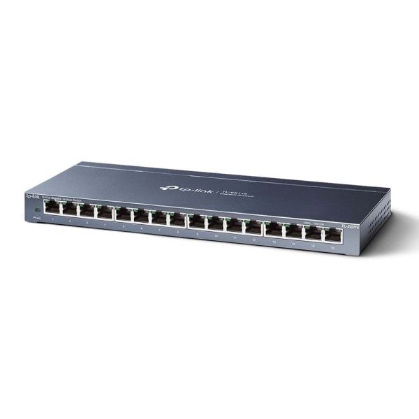 TP-Link TL-SG116 Unmanaged Gigabit Ethernet (10/100/1000) Zwart (SG116)