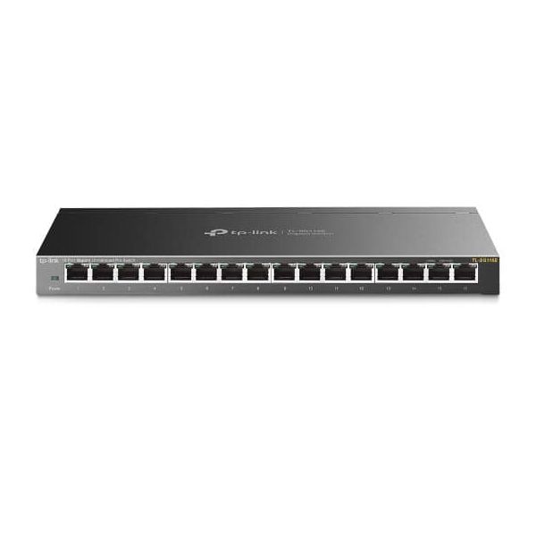 TP-Link TL-SG116E Unmanaged L2 Gigabit Ethernet (10/100/1000) Zwart (SG116E)