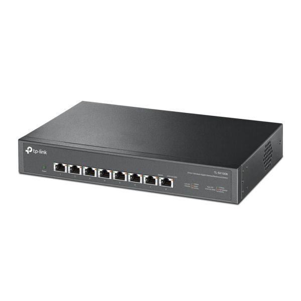 TP-Link TL-SX1008 netwerk-switch Unmanaged 10G Ethernet (100/1000/10000) 1U Zwart (SX1008) TP-Link TL-SX1008 netwerk-switch Unmanaged 10G Ethernet (100/1000/10000) 1U Zwart (SX1008)