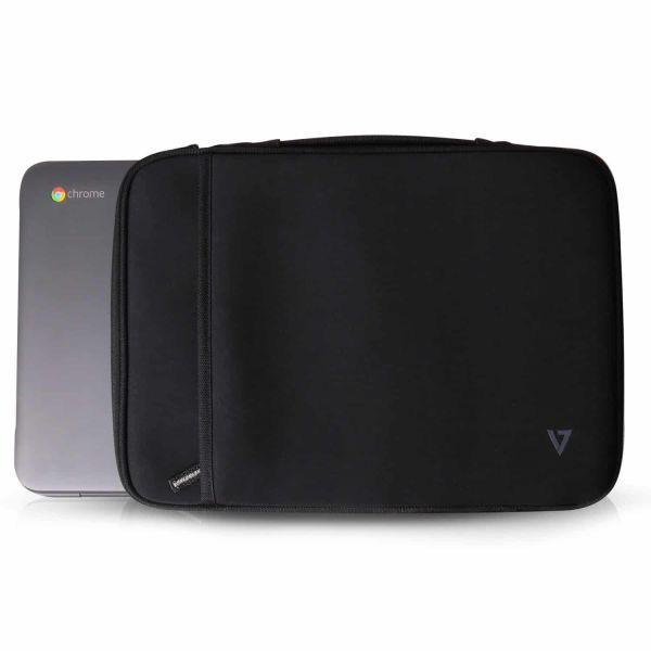 V7 J153400 33,8 cm (13.3") Opbergmap/sleeve Zwart (CSE4-BLK-9E)