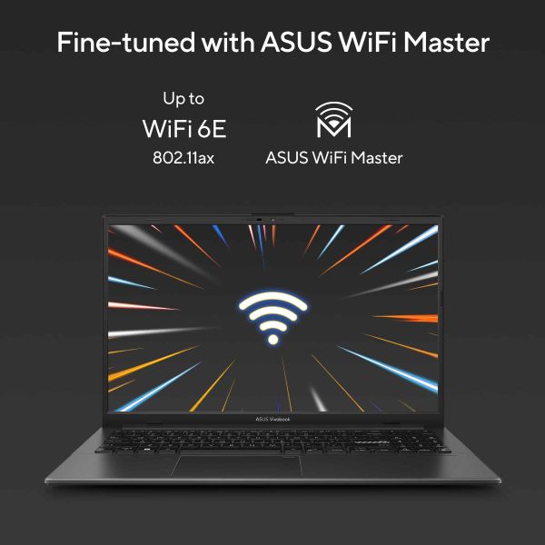 ASUS Vivobook Go 15 OLED E1504FA-L1367W AMD Ryzen™ 5 7520U Laptop 39,6 cm (15.6") Full HD 16 GB LPDDR5-SDRAM 512 GB SSD Wi-Fi 6E (802.11ax) Windows 11 Home Nederlands Zwart (90NB0ZR2-M00HW0)
