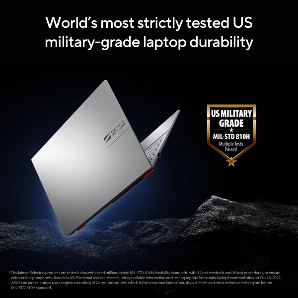 ASUS Vivobook Go 15 OLED E1504FA-L1367W AMD Ryzen™ 5 7520U Laptop 39,6 cm (15.6") Full HD 16 GB LPDDR5-SDRAM 512 GB SSD Wi-Fi 6E (802.11ax) Windows 11 Home Nederlands Zwart (90NB0ZR2-M00HW0)