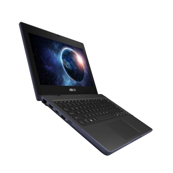 ASUS BR1104CTA-N00057XA Intel® N N150 Laptop 29,5 cm (11.6") HD 8 GB LPDDR5-SDRAM 128 GB SSD Wi-Fi 6E (802.11ax) Windows 11 Pro Education Amerikaans Engels Zwart, Grijs (90NX08T1-M001X0)