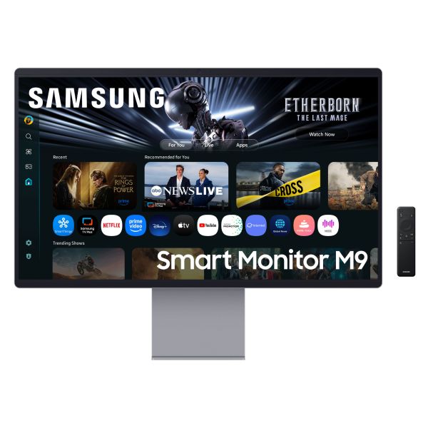 Samsung M90SF computer monitor 81,3 cm (32") 3840 x 2160 Pixels 4K Ultra HD OLED Zilver (LS32FM900SUXEN)