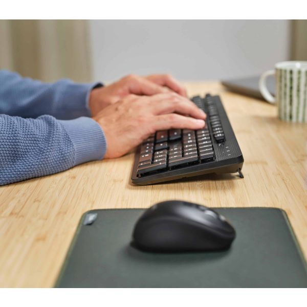Trust TKM-360 toetsenbord Inclusief muis Kantoor RF Draadloos QWERTY Amerikaans Engels Zwart (25361)
