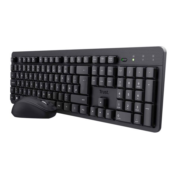 Trust TKM-360 toetsenbord Inclusief muis Kantoor RF Draadloos QWERTY Amerikaans Engels Zwart (25361) Trust TKM-360 toetsenbord Inclusief muis Kantoor RF Draadloos QWERTY Amerikaans Engels Zwart (25361)