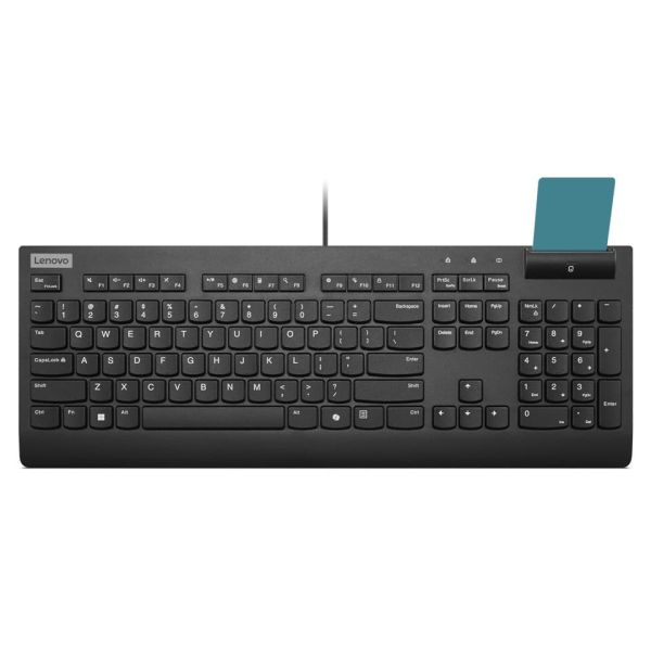 Lenovo Smartcard Wired keyboard II toetsenbord Kantoor USB Duits Zwart (4Y41R64701)