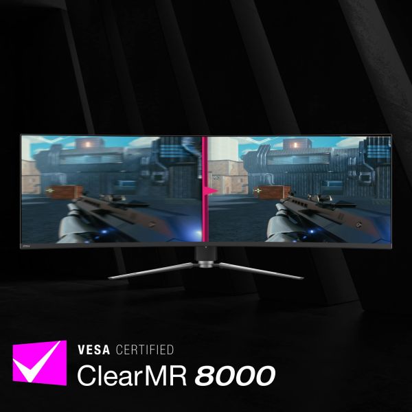 MSI MPG 491CQPDE QD-OLED computer monitor 124,5 cm (49") 5120 x 1440 Pixels DQHD Zwart (9S6-3FA84T-008)