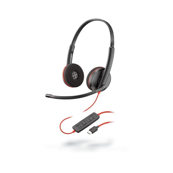 Poly Blackwire C3220 Headset Bedraad Hoofdband Oproepen/muziek USB Type-C Zwart, Rood (209749-104) Poly Blackwire C3220 Headset Bedraad Hoofdband Oproepen/muziek USB Type-C Zwart, Rood (209749-104)