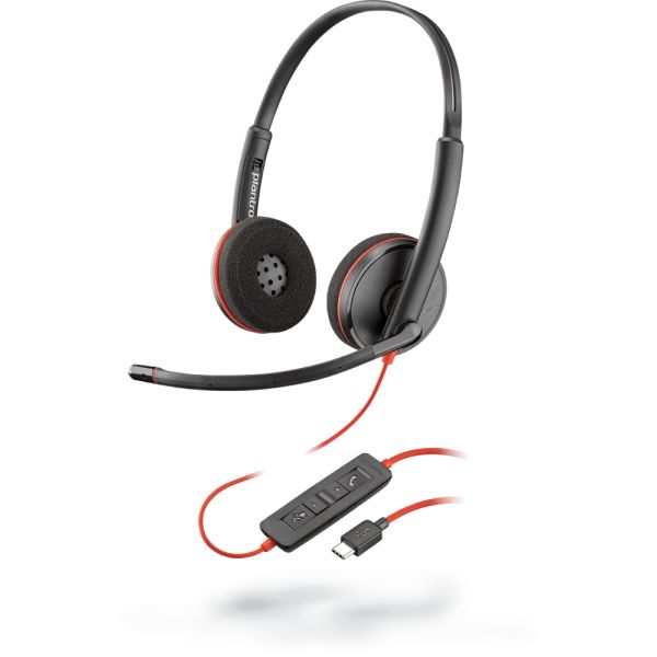 Poly Blackwire C3220 Headset Bedraad Hoofdband Kantoor/callcenter USB Type-C Zwart (209749-201) Poly Blackwire C3220 Headset Bedraad Hoofdband Kantoor/callcenter USB Type-C Zwart (209749-201)