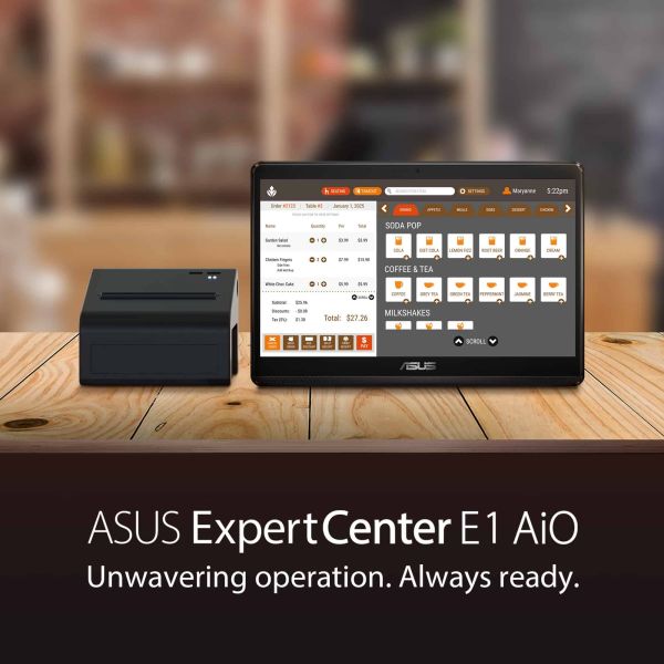 ASUS ExpertCenter E1 AiO E1600WKAT-BMR125M Intel® Celeron® N N4500 39,6 cm (15.6") 1920 x 1080 Pixels Touchscreen All-in-One tablet PC 4 GB DDR4-SDRAM 512 GB SSD Wi-Fi 6 (802.11ax) Zwart (90PT0391-M01480)