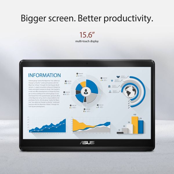 ASUS ExpertCenter E1 AiO E1600WKAT-BMR125M Intel® Celeron® N N4500 39,6 cm (15.6") 1920 x 1080 Pixels Touchscreen All-in-One tablet PC 4 GB DDR4-SDRAM 512 GB SSD Wi-Fi 6 (802.11ax) Zwart (90PT0391-M01480)