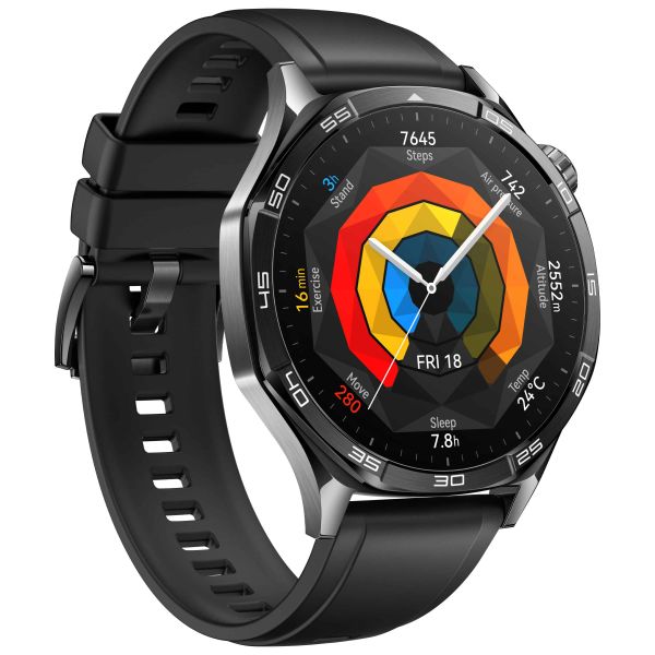 Huawei WATCH GT5 46mm 3,63 cm (1.43") AMOLED Digitaal 466 x 466 Pixels Zwart GPS (55020DKM)