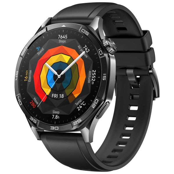 Huawei WATCH GT5 46mm 3,63 cm (1.43") AMOLED Digitaal 466 x 466 Pixels Zwart GPS (55020DKM)