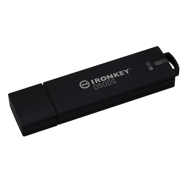 Kingston Technology IronKey 8GB D500S FIPS 140-3 niveau 3 (aangevraagd) AES-256 (IKD500S/8GB)  Kingston Technology IronKey 8GB D500S FIPS 140-3 niveau 3 (aangevraagd) AES-256 (IKD500S/8GB)