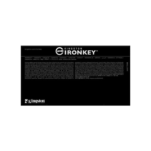 Kingston Technology IronKey 8GB D500S FIPS 140-3 niveau 3 (aangevraagd) AES-256 (IKD500S/8GB)  Kingston Technology IronKey 8GB D500S FIPS 140-3 niveau 3 (aangevraagd) AES-256 (IKD500S/8GB)