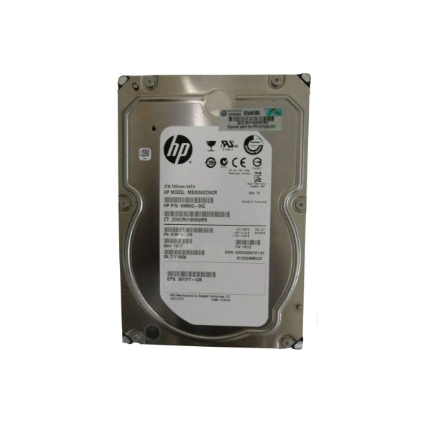 HP 2TB 3G SATA 7.2K LFF 3.5 (694372-001-RFB)