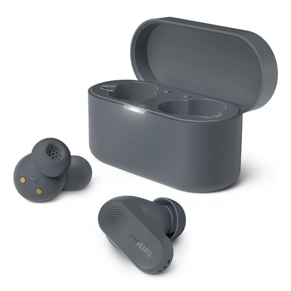 Philips 3000 series TAT3509GY/00 hoofdtelefoon/headset True Wireless Stereo (TWS) In-ear Oproepen/muziek Bluetooth Grijs (TAT3509GY/00)