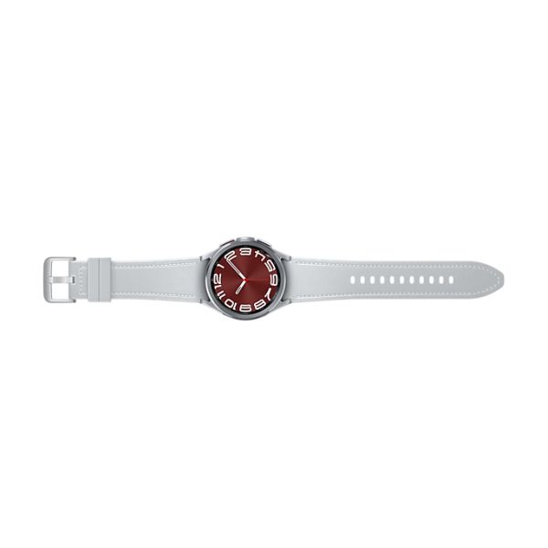 Samsung Galaxy Watch6 Classic 3,3 cm (1.3") OLED 43 mm Digitaal 432 x 432 Pixels Touchscreen Zilver Wifi GPS (SM-R950NZSAXEF)