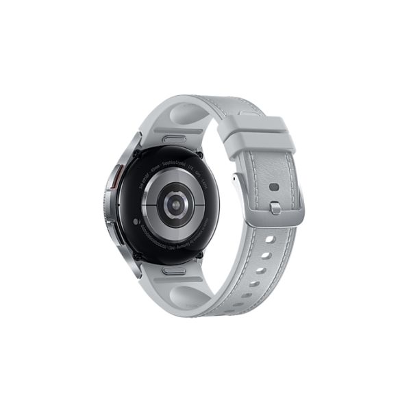 Samsung Galaxy Watch6 Classic 3,3 cm (1.3") OLED 43 mm Digitaal 432 x 432 Pixels Touchscreen Zilver Wifi GPS (SM-R950NZSAXEF)