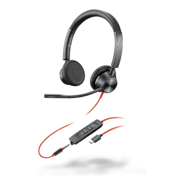 Poly Blackwire 3325 Microsoft Teams Certified USB-C Headset (76J23AA)