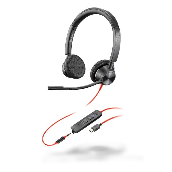 HP Poly Poly Blackwire 3325 Microsoft Teams Certified USB-C Headset (76J23AA) HP Poly Poly Blackwire 3325 Microsoft Teams Certified USB-C Headset (76J23AA)