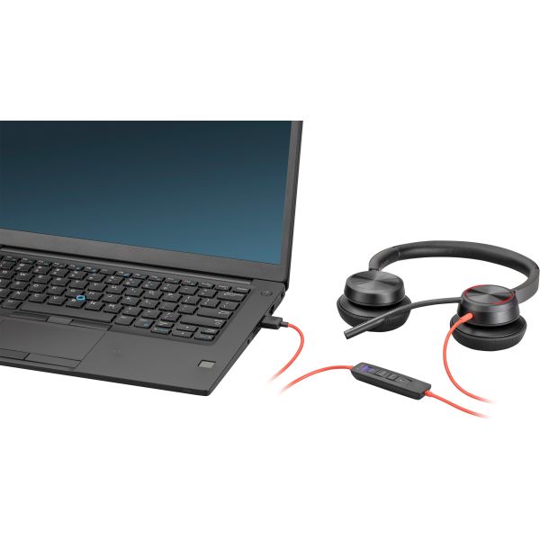 Poly Blackwire 8225 Microsoft Teams Certified USB-A Headset (772K3AA)
