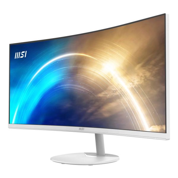 MSI Pro MP341CQWDE computer monitor 86,4 cm (34") 3440 x 1440 Pixels UltraWide Quad HD Wit (9S6-3PB2CT-038)