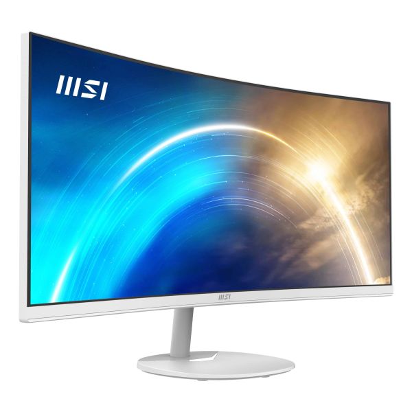 MSI Pro MP341CQWDE computer monitor 86,4 cm (34") 3440 x 1440 Pixels UltraWide Quad HD Wit (9S6-3PB2CT-038)