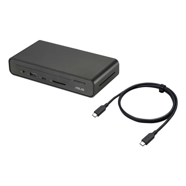 ASUS Triple Display USB-C Dock Duo DC301 Bedraad Zwart (90XB0A5N-BDS010)