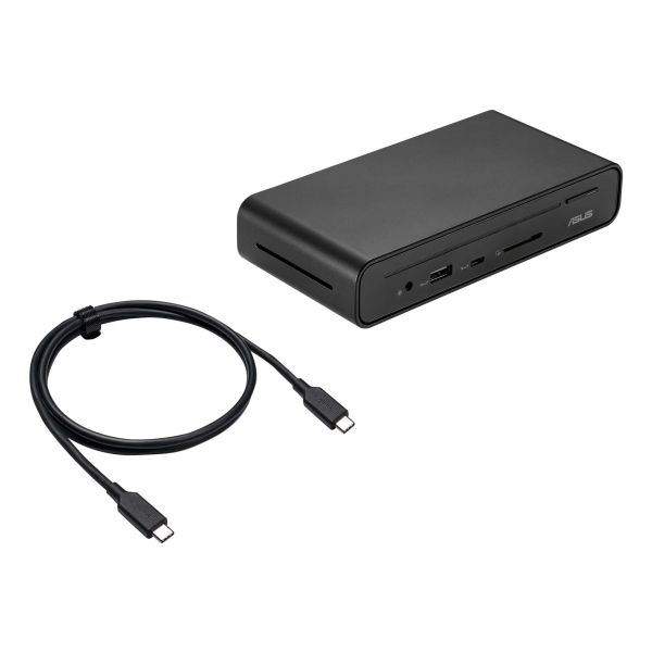 ASUS Triple Display USB-C Dock Duo DC301 Bedraad Zwart (90XB0A5N-BDS010)