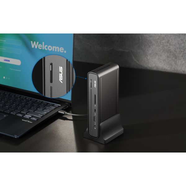 ASUS Triple Display USB-C Dock Duo DC301 Bedraad Zwart (90XB0A5N-BDS010)