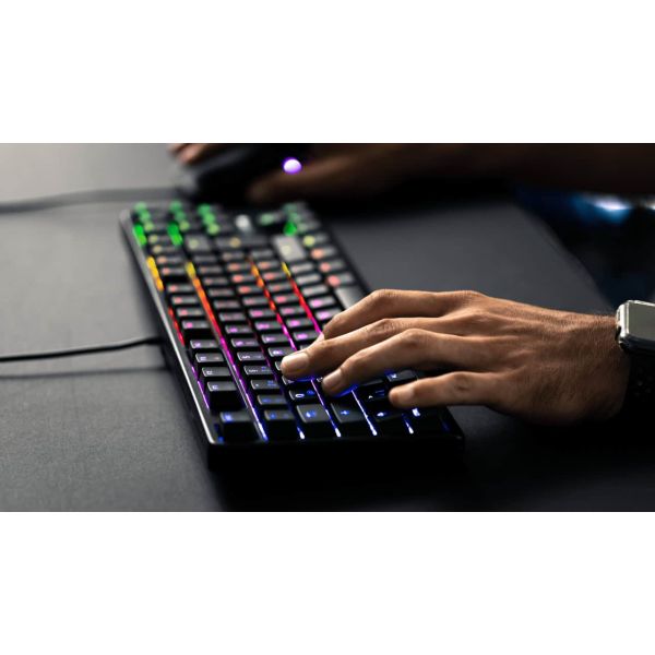 CHERRY G80-3000N RGB TKL toetsenbord Universeel USB QWERTY Amerikaans Engels Zwart (G80-3833LWBUS-2)