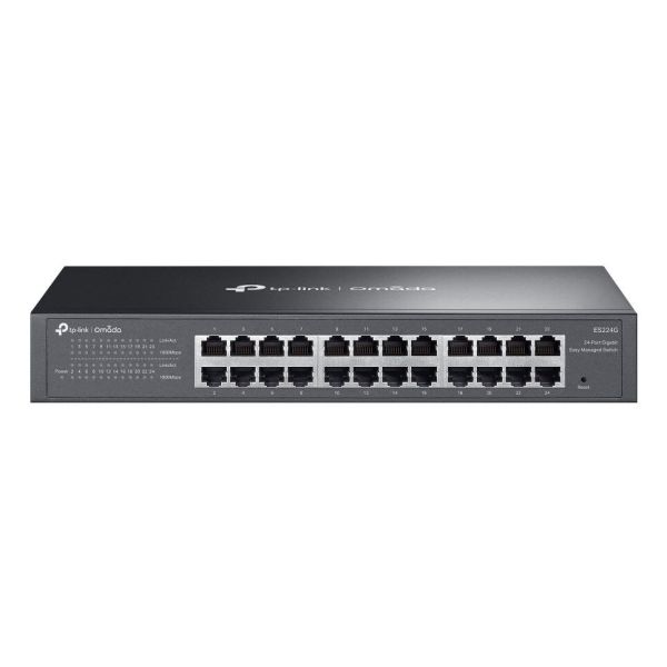 TP-Link Omada ES224G netwerk-switch Managed L2 Gigabit Ethernet (10/100/1000) Zwart (ES224G(UN)) TP-Link Omada ES224G netwerk-switch Managed L2 Gigabit Ethernet (10/100/1000) Zwart (ES224G(UN))