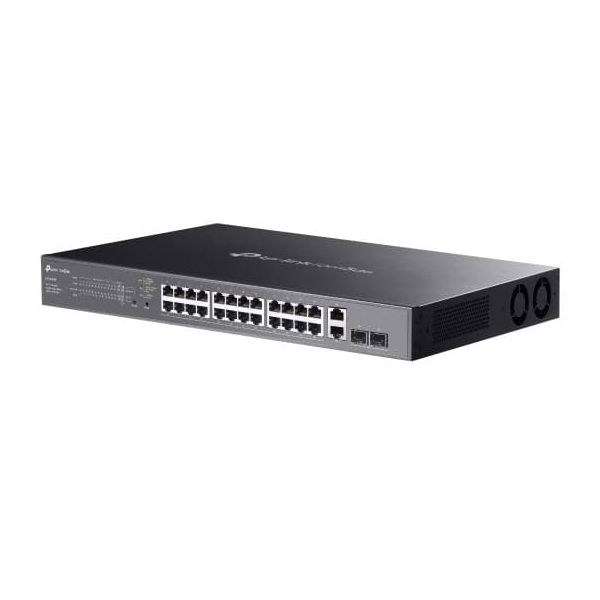 TP-Link Omada ES228GMP netwerk-switch Managed L2 Gigabit Ethernet (10/100/1000) Power over Ethernet (PoE) Zwart (ES228GMP(UN))