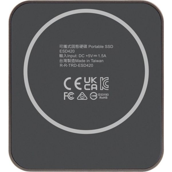 Transcend 4 TB External SSD Iron Grey TS4TESD420C (TS4TESD420C)