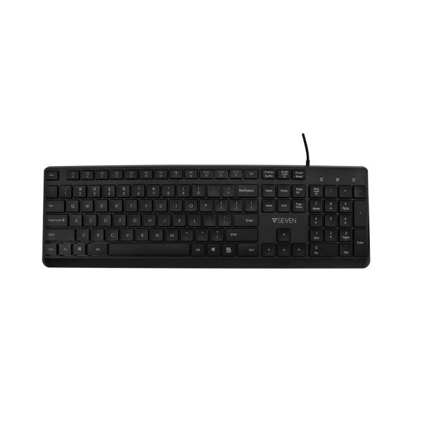 V7 KU350US toetsenbord Universeel USB QWERTY Amerikaans Engels Zwart (KU350US) V7 KU350US toetsenbord Universeel USB QWERTY Amerikaans Engels Zwart (KU350US)