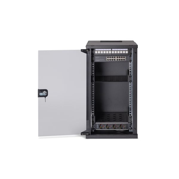DIGITUS Network Set SOHO Pro 254 mm (10inch) - 12U 315 x 300 mm (W x D) (DN-49105-SET)