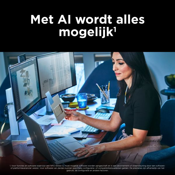 HP ZBook Studio G11 Intel Core Ultra 7 165H Mobiel werkstation 40,6 cm (16") WUXGA 32 GB DDR5-SDRAM 1 TB SSD NVIDIA RTX 2000 Ada Wi-Fi 7 (802.11be) Windows 11 Pro AI PC, AI Workstation Zilver (98L08ET#ABB)
