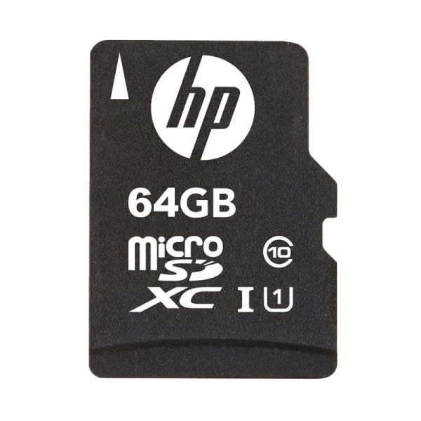 HP SDU64GBXC10HP-EF flashgeheugen 64 GB MicroSDXC UHS-I Klasse 10 (SDU64GBXC10HP-EF)